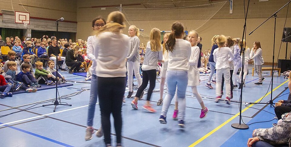 - Hør Nygård skoles nykomponerte skolesang