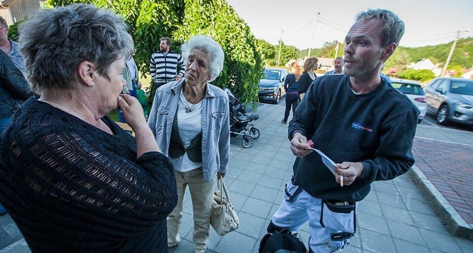 Stille protest mot kommunereformen