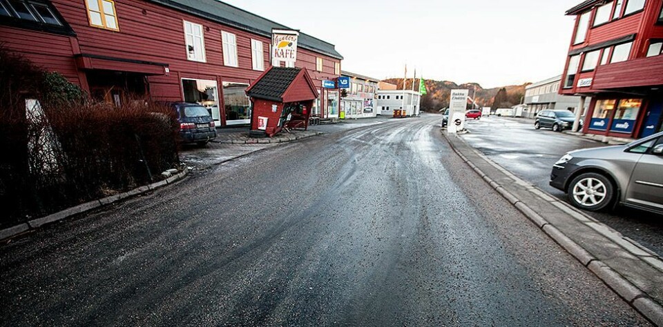 Krasjet i postkassestativ