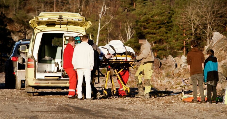 14-åring til sykehus etter trialuhell