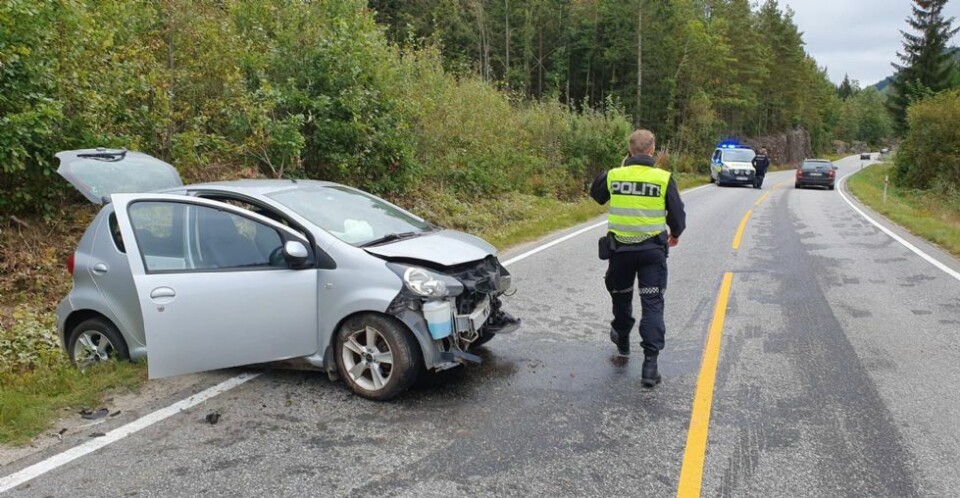 Trafikkuhell i Songdalen