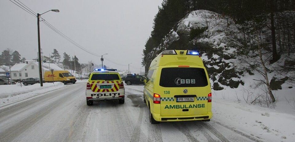 To biler involvert i trafikkuhell på Hølleveien