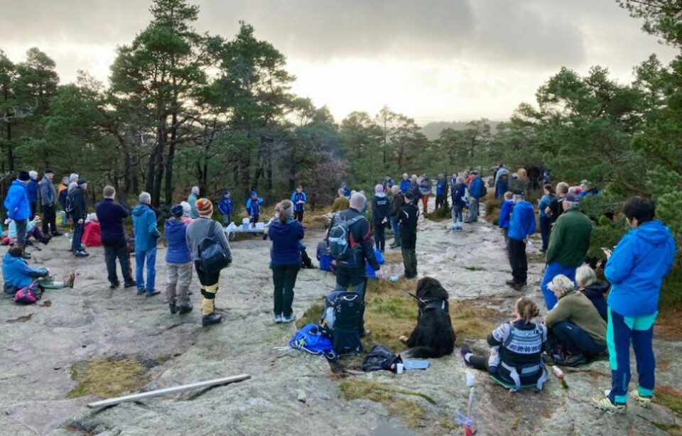 200 besøkende til Linnåsen søndag