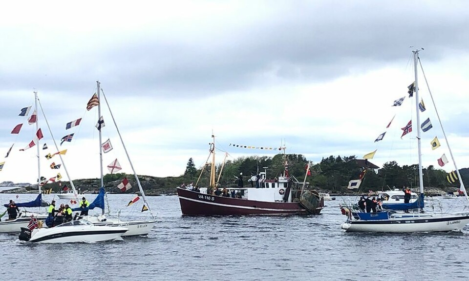 Se bilder fra årets båtkortesjer