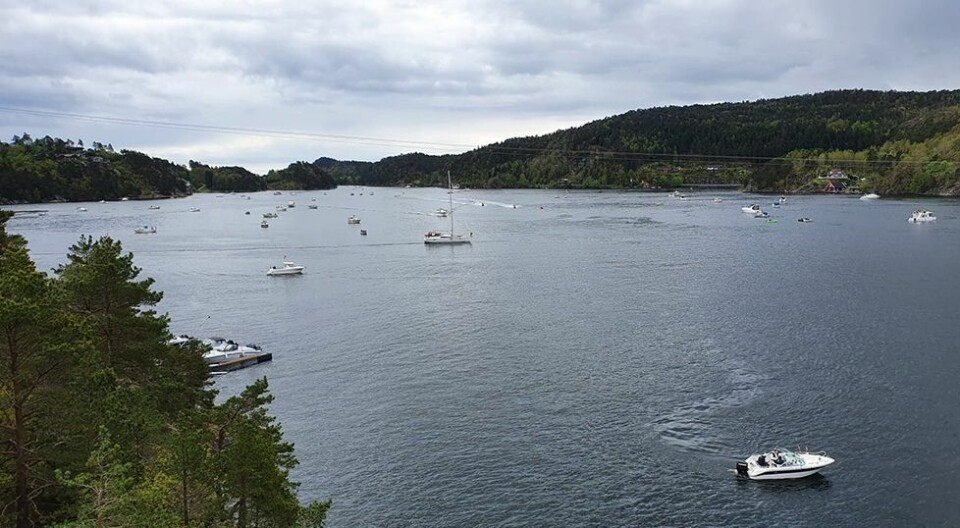 Se bilder fra årets båtkortesjer