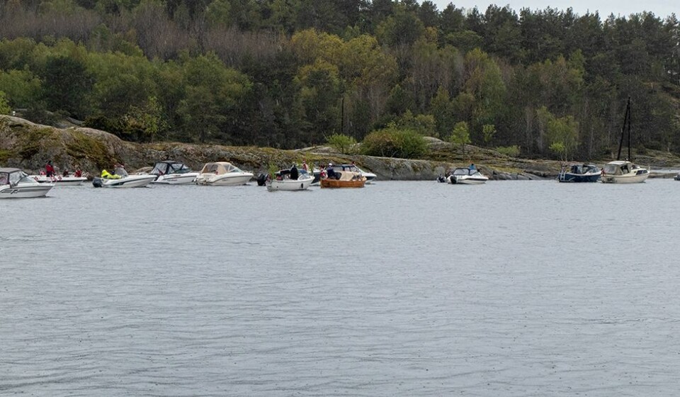 Se bilder fra årets båtkortesjer