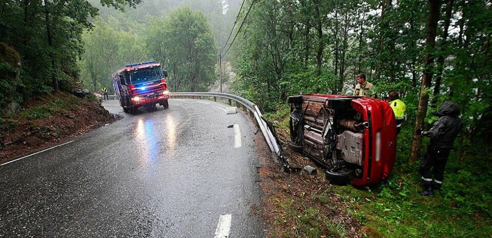 Trafikkulykke ved Trysnes