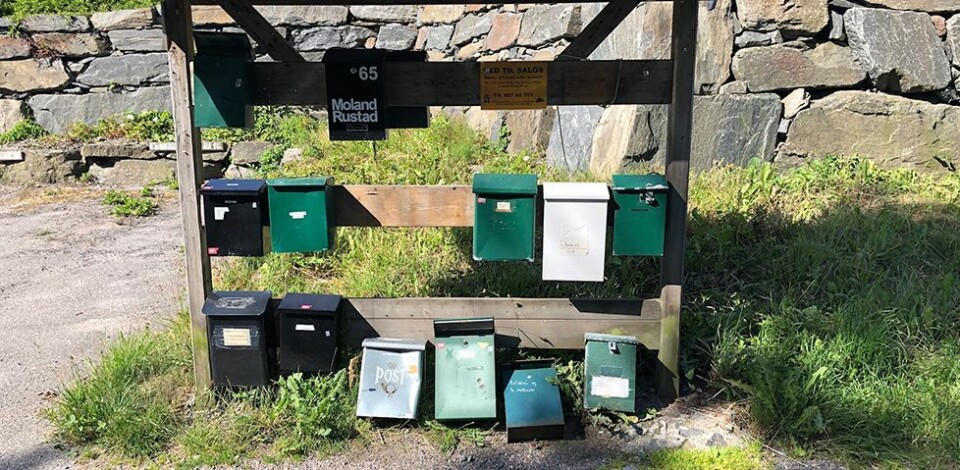 Fikk bakruta på bilen knust av stor stein