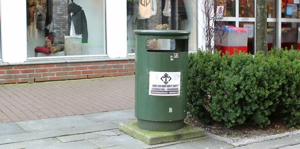Hatpropaganda spredd på Tangvall