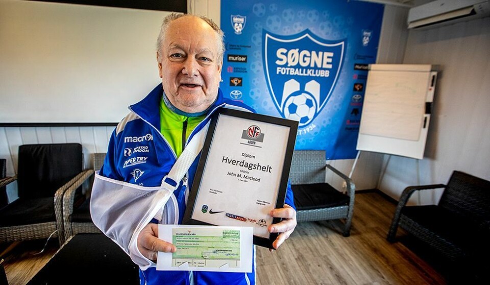 John trodde han skulle på kurs, ble hedret som hverdagshelt