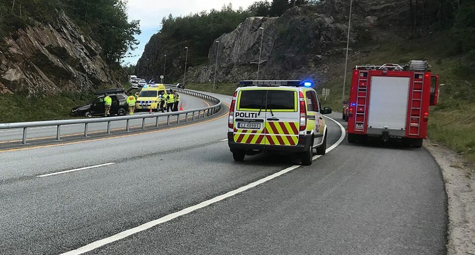 Bil i autovernet på E39, Trybakken