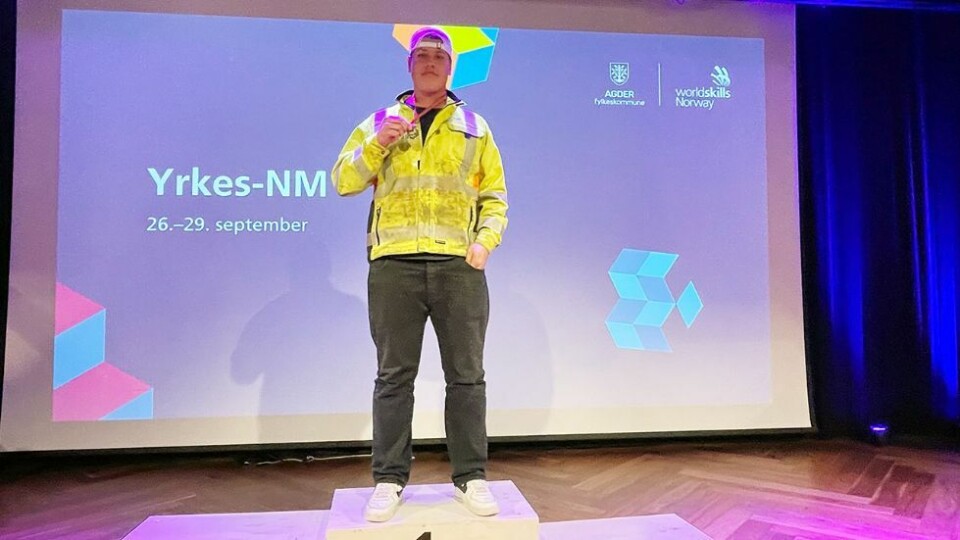 Tilbake i jobb etter gullmedaljer i Yrkes-NM