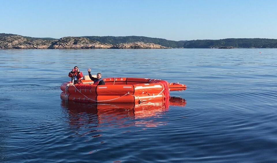 Stor redningsøvelse i skjærgården. Flere lokale markører