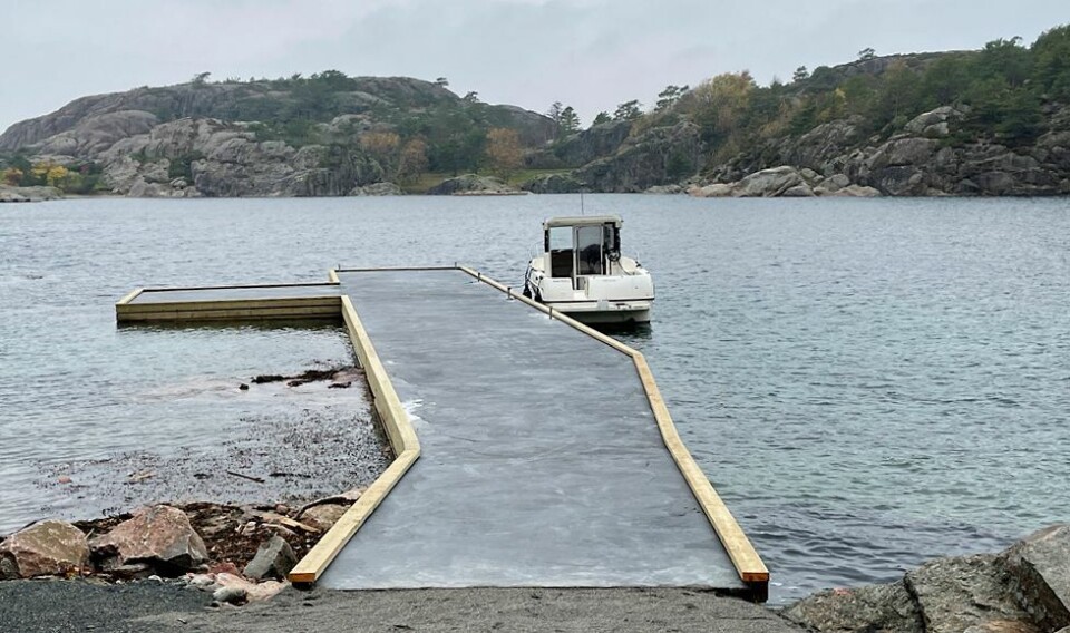 Bryggene i Olavsundet er ferdigstilt