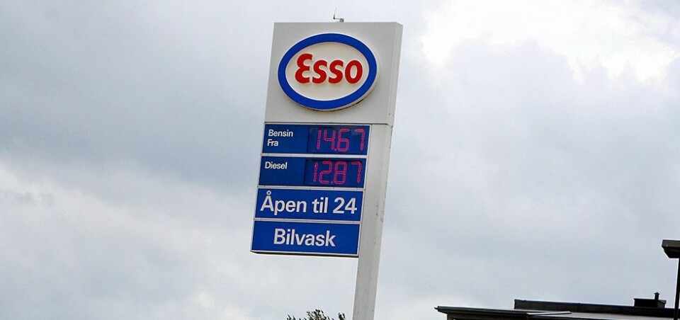 Drivstoffprisene faller