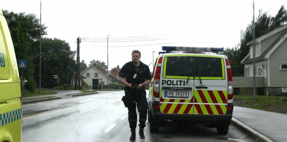 Jente påkjørt på Stauslandsveien