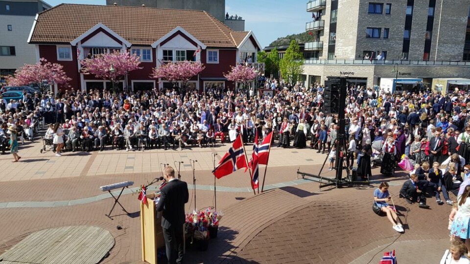 Festarrangementet på Tangvall 17. mai