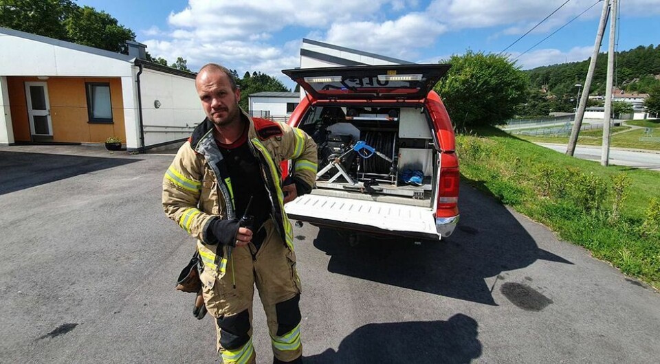 - Fem minutter senere og den hadde gått ned