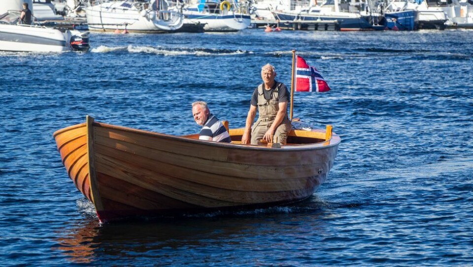 - Hurtigladeren står klar på brygga
