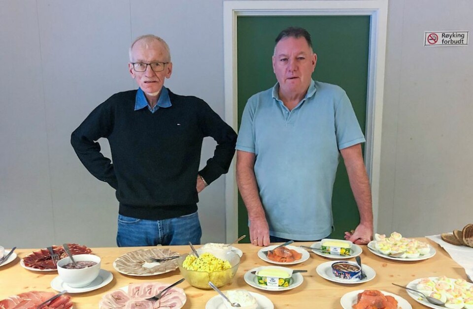IK Våg-veteraner samlet til julelunch i klubbhuset på Karuss