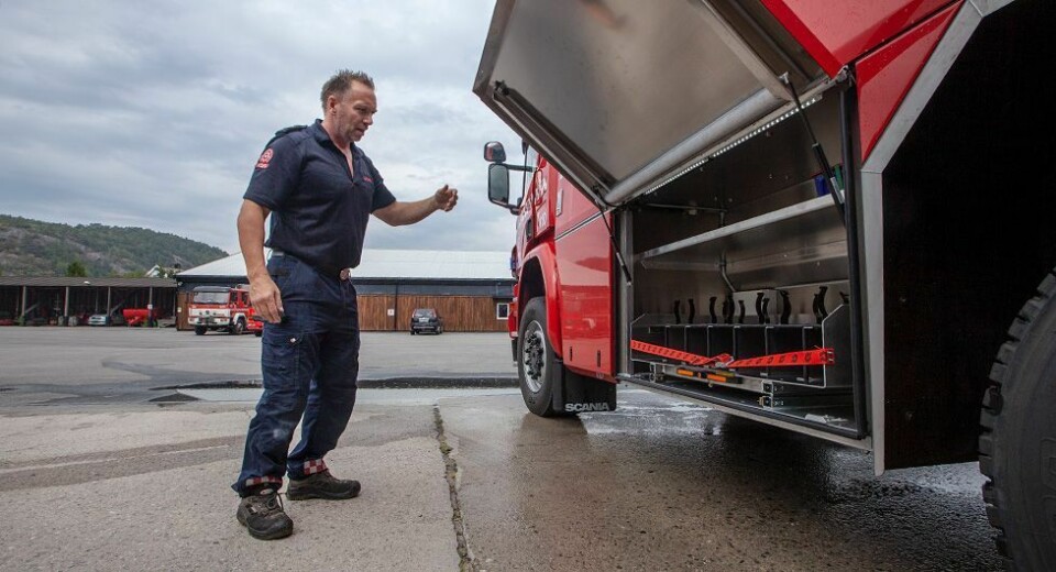 Brannøvelser fire mandager på rad på Tangvall
