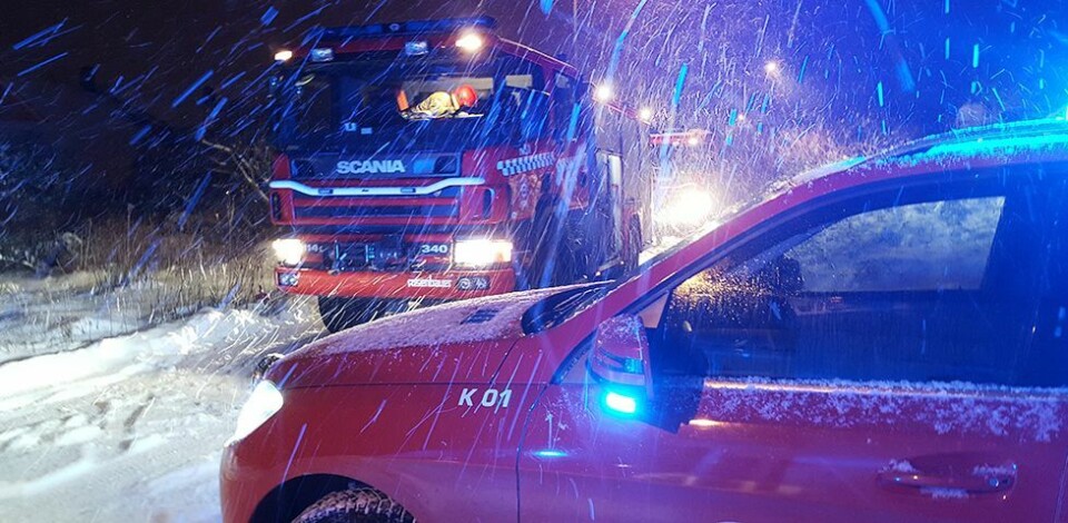 Smeltet stearinlys utløste storutrykning