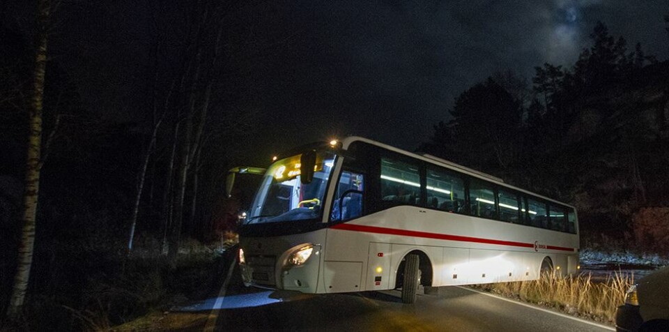 Buss sperret Langenesveien i flere timer etter en mislykket «snuoperasjon»
