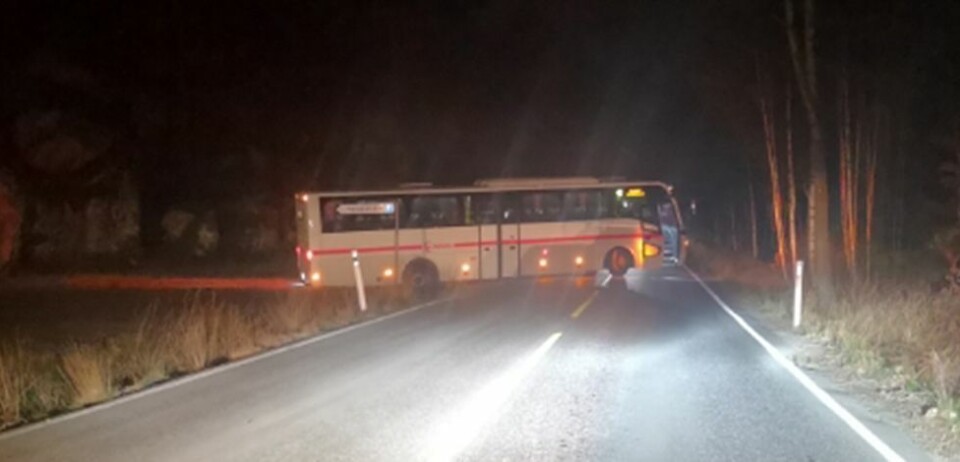 Buss sperret Langenesveien i flere timer etter en mislykket «snuoperasjon»