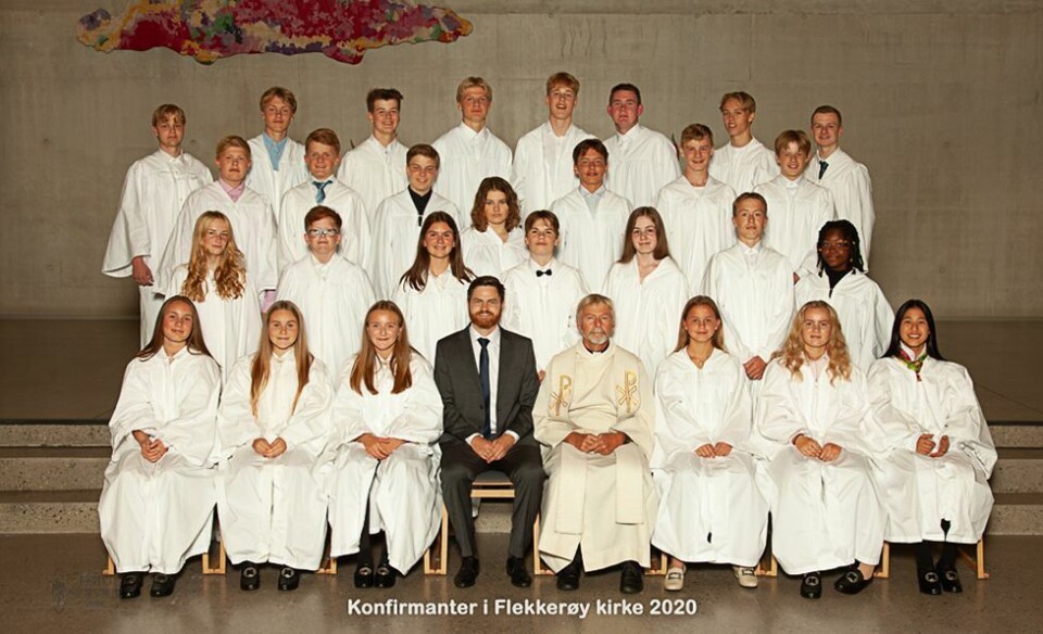 Her er årets konfirmanter i Flekkerøy kirke