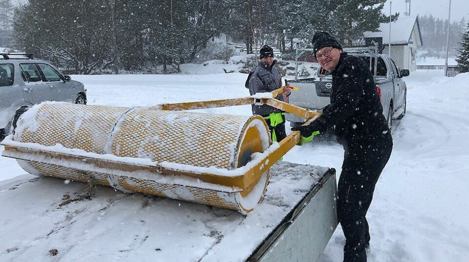 Preparerer flerbruksløypa: - Flekkerøy har fått desidert mest snø