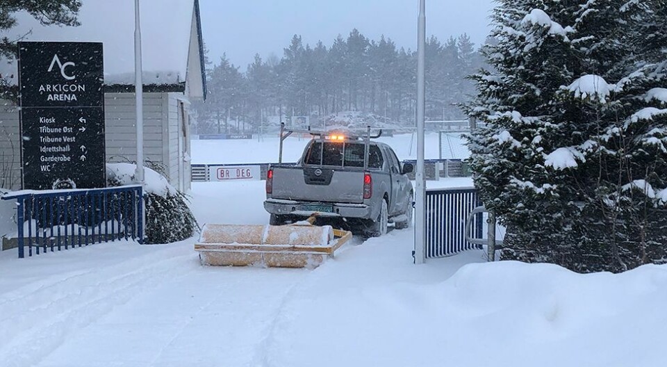 Preparerer flerbruksløypa: - Flekkerøy har fått desidert mest snø