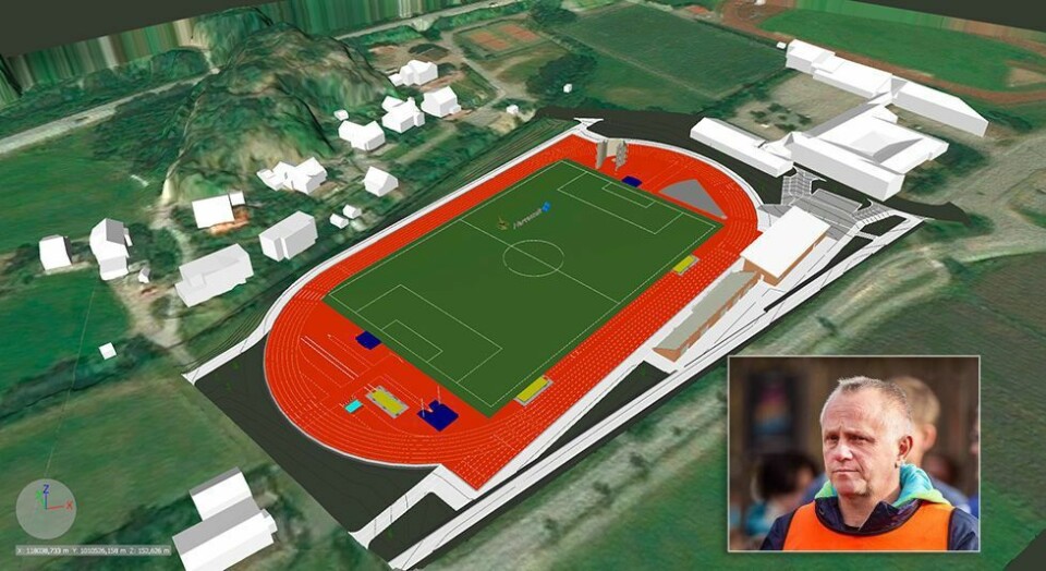 Nye Søgne stadion: - Planlegger ikke A-kamper i stor skala, det blir for mørkt