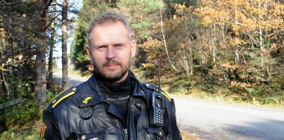 Mann skadet under trefelling