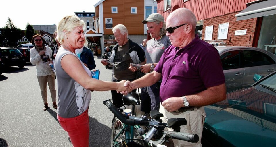 Mange ville snakke med Frp dronninga