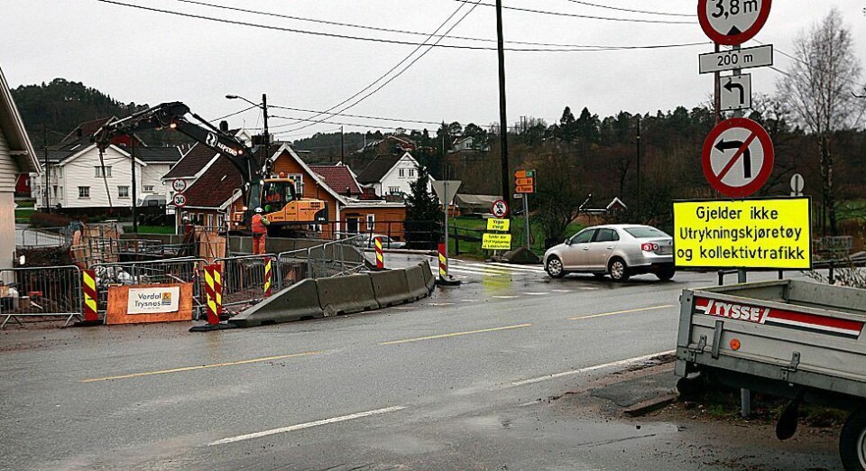 Åpner Leirebrua mandag