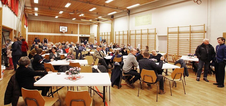Juleavslutning for Søgne skolekorps