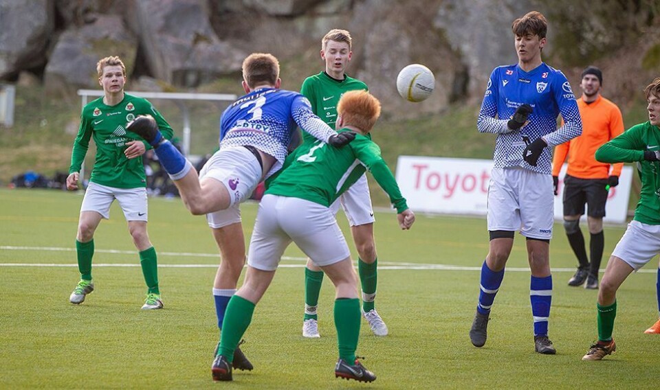 Søgne-juniorene vant mot Arendal-juniorene i serien