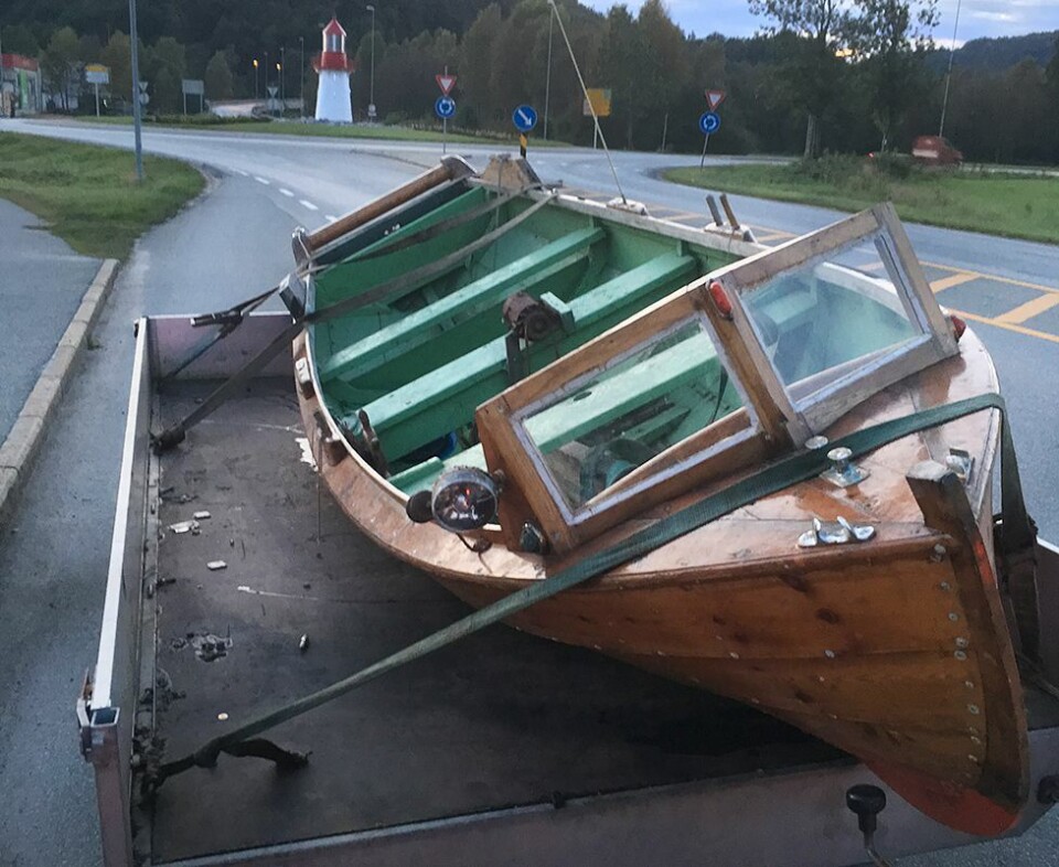 Måtte til Jørpeland for å finne ny båt