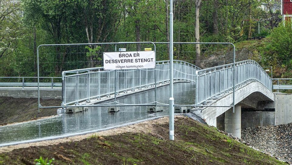 - Åpnet broa tirsdag