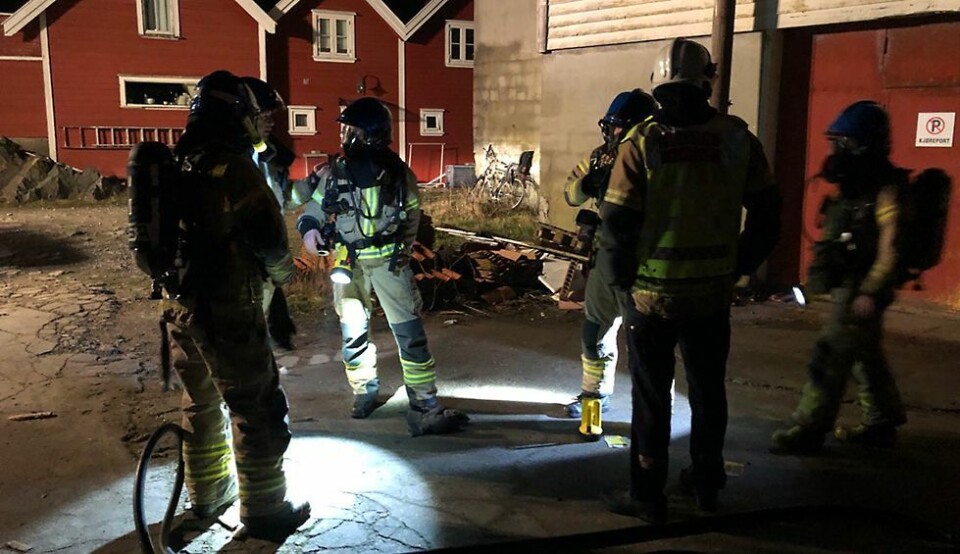 Branntilløp i bygning på Vragesløyfen på Flekkerøy