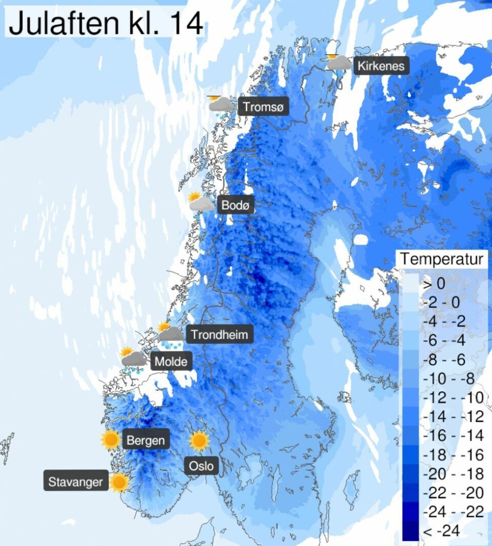 Hvit eller «vanlig» jul ute ved kysten?