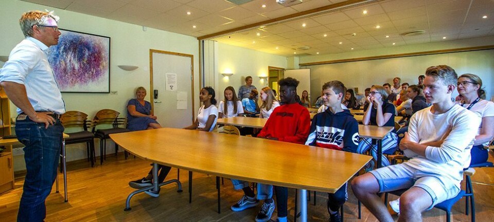 Gledessprederne på plass