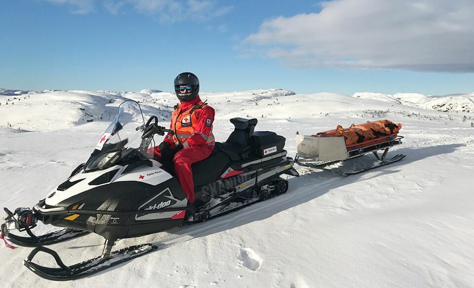 Beredskapsambulanse på Bortelid