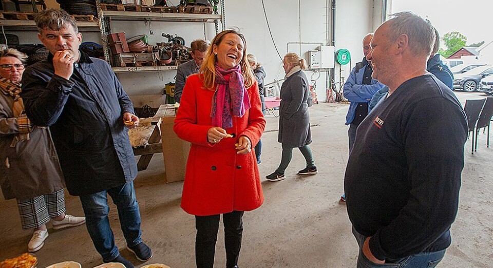 - Jeg har spurt om vi kan ha en dag i uken vi ikke snakker om poteter