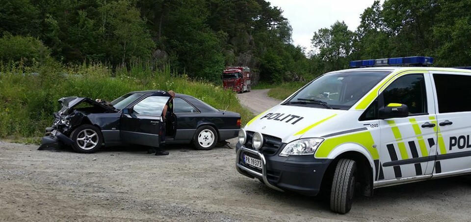 Trafikkulykke ved Langenesveien