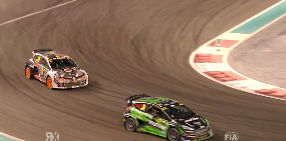 Rallycross of Abu Dhabi: - Try først over målstreken i sitt heat i Q2