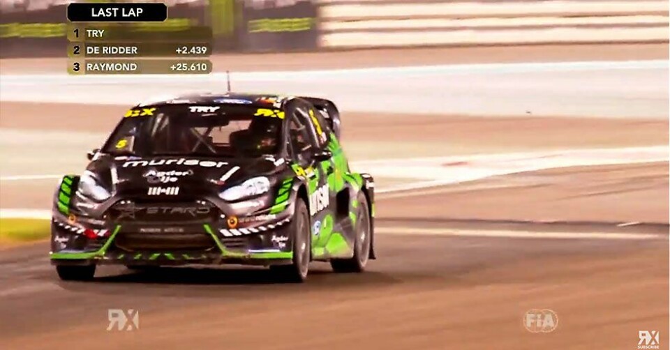 Rallycross of Abu Dhabi: - Try først over målstreken i sitt heat i Q2