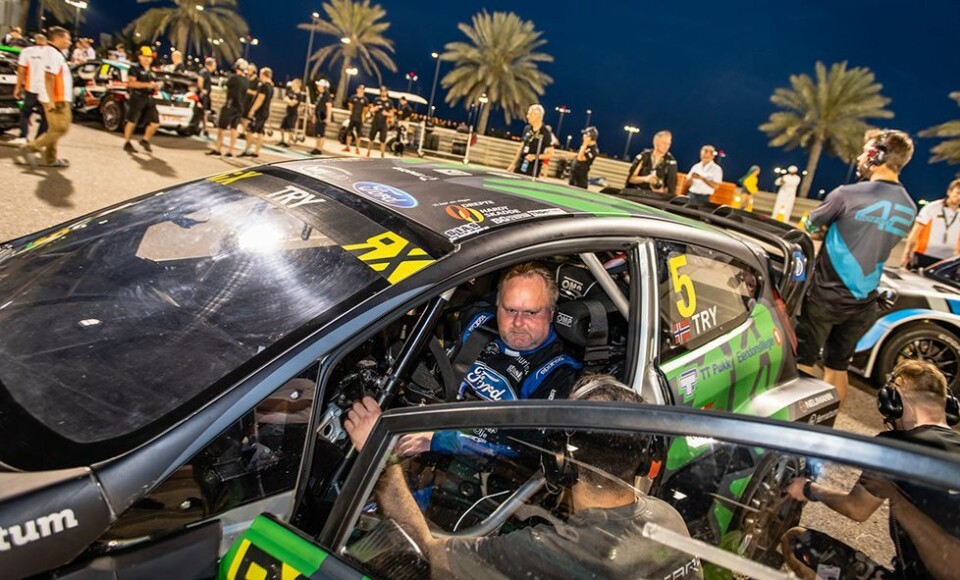 Rallycross of Abu Dhabi: - Try først over målstreken i sitt heat i Q2