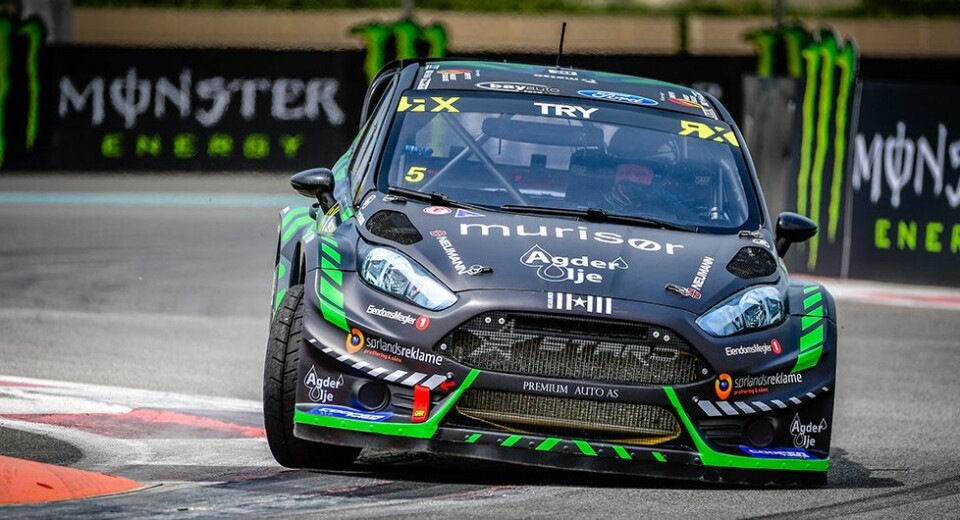 Rallycross of Abu Dhabi: - Try først over målstreken i sitt heat i Q2