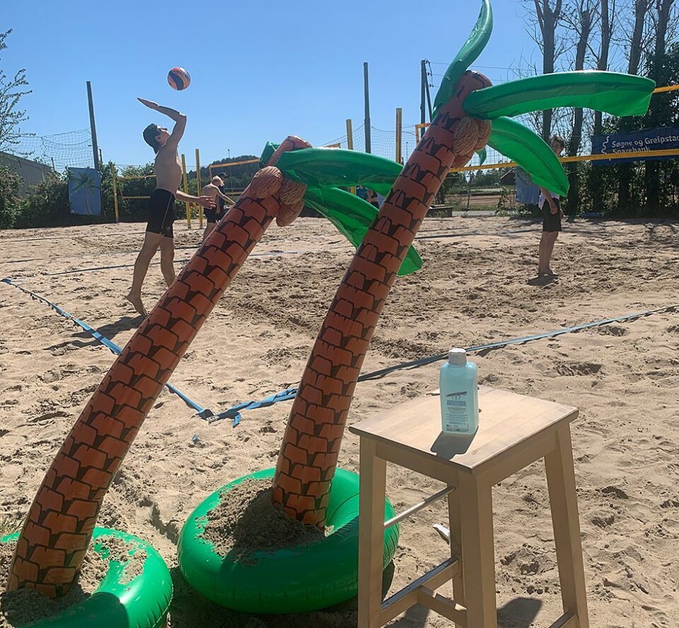 Palmefest på sandbanene